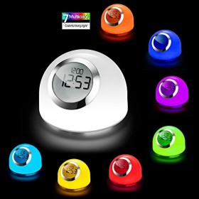 wonderlamp Lampe de chevet LED avec lumière réglable, 4.5 W, Blanc, 8 x 8.5