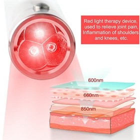 Lumière Rouge Tenue Main LED Thérapie pouvez lutiliser sur genoux épaules cou poignets taille chevilles visage ou partout où