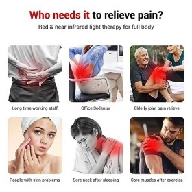Lampe Infrarouge,2 En 1 Lampe Chauffante Infrarouge&chauffe Main,Convient Pour Les Soins De La Peau, La Guérison De La Goutte