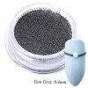 0.4mm 3D Micro Acier Perles Couleur Mixte Nail Art Décorations Mini Petit Caviar Bricolage Charmes Goujon Manucure Accessoire