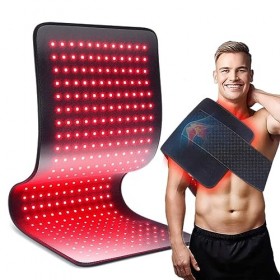 I-THERA-U Lampe Infrarouge Chauffante Ceinture - 360pcs Red Light Therapy pour le Corps 3-En-1 Chips 660nm&850nm, Lampe Lumin