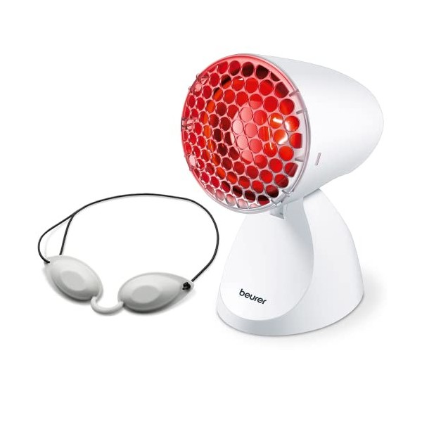 Beurer IL 11 lampe infrarouge avec grille de protection, dispositif médical pour utilisation en cas de rhume et de tension mu