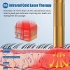 KTS Appareil de Thérapie par Lumière Rouge,Technologie de Lampe Infrarouge Chauffante Laser Froid à LED 660/850nm pour lant