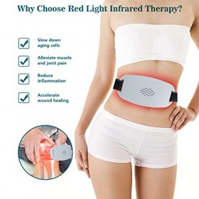 iKeener Appareil Thérapie Lumière Rouge,équipement Panneau Thérapie Soulagement Douleur Approuvé FDA,Avec 100 Perles Lampe 66