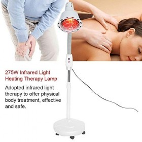 Wakects 275 W Lampe de soin de la chaleur infrarouge réglable, soulagement de la douleur du dos, soulagement de la chaleur po