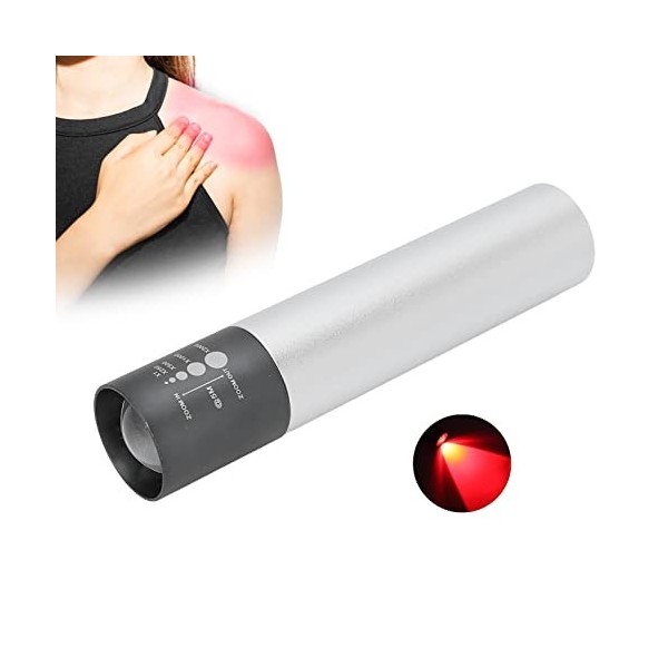 Lampe infrarouge portable, lampe de thérapie à lumière rouge, appareil de thérapie de lumière rouge pour soulager la douleur 