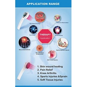 Versa Cure XL – Appareil de thérapie laser le plus puissant et le plus polyvalent pour soulager la douleur : genoux, épaules,