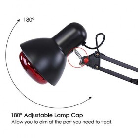 Lampe Infrarouge, 180 °, Réglable En Souplesse, Chauffage Infrarouge, Thérapie Thermique, Soulagement De La Douleur, Soins Sa