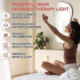 JOBYNA Thérapie Infrarouge pour Poignet Douleur, 660nm lumière rouge & 850nm lumière proche infrarouge pour soulager la doule