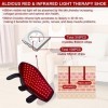 ALDIOUS Chaussure de Thérapie par la Lumière Rouge LED pour les Pieds, Thérapie par la Lumière Infrarouge 660nm et 850nm, Mod