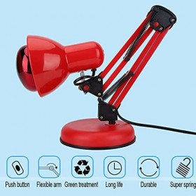 Lampe à lumière rouge, lampe chauffante, lampe à lumière infrarouge de bureau Lampe à chaleur de massage corporel Lampe à lum