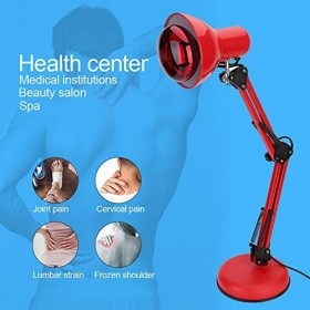 2 IN1 Lampe infrarouge, lampe infrarouge flexible, thérapie de chauffage thermothérapie électrique chauffage infrarouge lampe