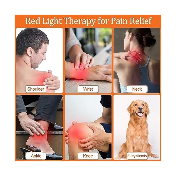 Dispositif de thérapie par la luminothérapie pour soulager la douleur, soulager les douleurs articulaires et musculaires avec