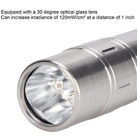 Appareil de Thérapie Infrarouge Portable, 630nm 660nm 850nm Ampoule en Acier Inoxydable LED Lampe de Thérapie par la Lumière 