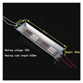 Chauffage par rayonnement infrarouge lointain Lampe Chauffante Halogène En Fibre De Carbone 1400W, For Chauffage Électrique, 