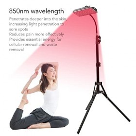 Lampe de beauté Infrarouge, Favorise le Développement Musculaire AC 100-240V 660nm 850nm Lampe LED Infrarouge Simule la Longu