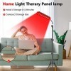 Haofy Lampe de beauté Infrarouge, Lampe LED Infrarouge 90W Favorise la Circulation Sanguine 90 LED 660nm 850nm avec Support p