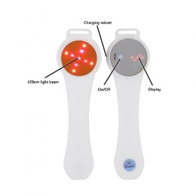 Appareil Infrarouge Portable, Réduit la Douleur, Accélère la Guérison 650 Nm, Favorise la Lampe Infrarouge Rouge au Collagène