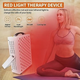 660nm 850nm Proche Infrarouge LED Lumière Thérapeutique Rouge avec Propre Stand Traitement Conseil Réparation Peau Blanchimen