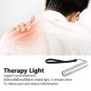 Lampe de Thérapie par la Lumière Rouge Dispositif de Thérapie par la Lumière Infrarouge Lampe de Poche de Thérapie LED Portab