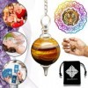 Pendule Divinatoire de Radiesthésie Sephoroton Œil de Tigre 26 GR en Pierre Naturelle [𝐆𝐀𝐑𝐀𝐍𝐓𝐈𝐄 𝐀 𝐕𝐈𝐄]