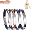 Oveallgo Apus Ion Therapeutic Lympunclog Titanium Bracelet Pro, Oveallgo Bracelet, Bracelet de Traitement en Titane, Ionpro T