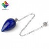 Pendule Divinatoire de Radiesthesie GOUTTE d’EAU en LAPIS LAZULI, Pendule Lapis-Lazuli – Universel [𝐆𝐀𝐑𝐀𝐍𝐓𝐈𝐄 𝐀 𝐕𝐈𝐄]