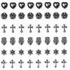 WakiHong 60 PCS Daccessoires pour Ongles Vintage Punk Croix Nail Art Charms en Métal pour Manucure Nail Art DIY Accessoires 