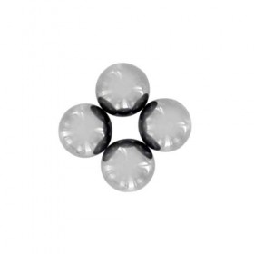 AIMANTIX - 4 Boules Anti-stress Magnétiques en Hématite - Apporte Énergie et Apaisement - Allie Les vertus des Minéraux et de