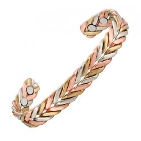 Bracelet magnétique en cuivre avec aimants - Caryota