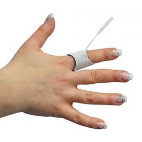 Électrodes compatibles électrostimulation TENS EMS - 4 electrodes pour les doigts, les poignets - patch 60 x 30 mm - pads pou