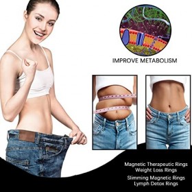 Bague Magnétique Lymphatic Drainage Therapeutic Magnetic Ring Lymphatic Drainage Anneau Magnetique Minceur Bague Drainage Lym