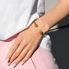 MagnetRX® torsadé Bracelet magnétique homme et femme avec 2 aimants puissants en néodyme ‒ Design tressé et réglable ‒ Bracel