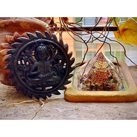 PURA ESPRIT Pyramide DOrgones Multi Tourmaline - Les Cristaux DÉnergie Positive Favorisent La Protection De La Force Électr