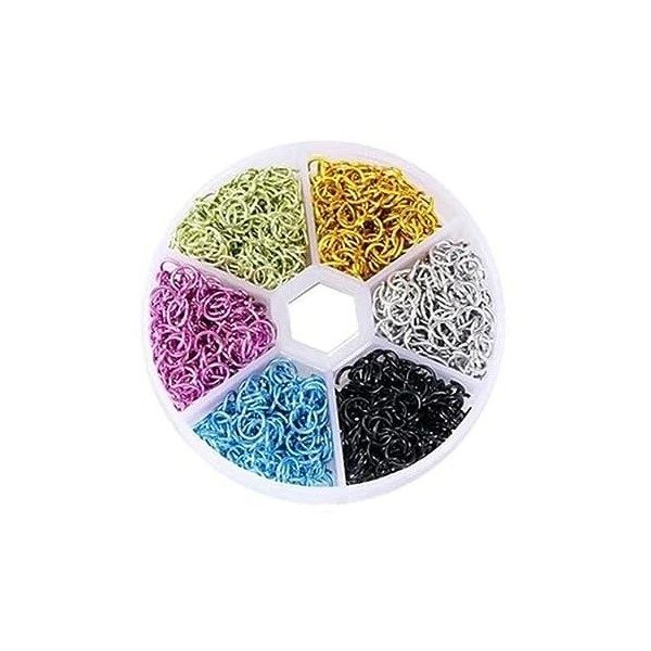 MINGSO 10 pièces Clair Creux balancent doré Ongles Breloques Piercing Bijoux avec Diamant Perle Concepteur Nail Arts Cerceau 