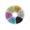 MINGSO 10 pièces Clair Creux balancent doré Ongles Breloques Piercing Bijoux avec Diamant Perle Concepteur Nail Arts Cerceau 