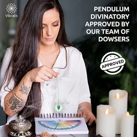 Pendule Divinatoire de Radiesthésie en AVENTURINE | Pierre de la Confiance en Soi & de lApaisement [𝐒𝐀𝐓𝐈𝐒𝐅𝐀𝐈𝐓 𝐎𝐔 𝐑𝐄𝐌𝐁𝐎𝐔𝐑𝐒É]