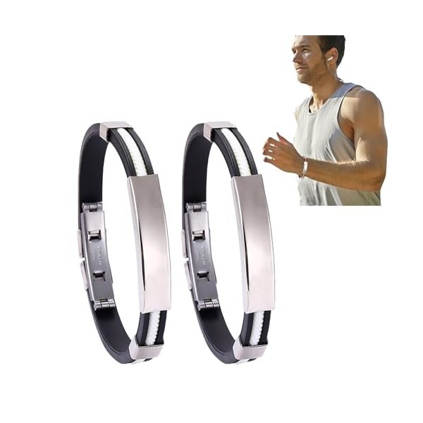 Oveallgo Apus Ion Therapeutic Lympunclog Titanium Bracelet Pro, Bracelet thérapeutique en Titane Lympunclog Oveallgo Apus ION