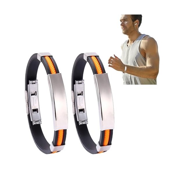 Oveallgo Apus Ion Therapeutic Lympunclog Titanium Bracelet Pro, Bracelet thérapeutique en Titane Lympunclog Oveallgo Apus ION