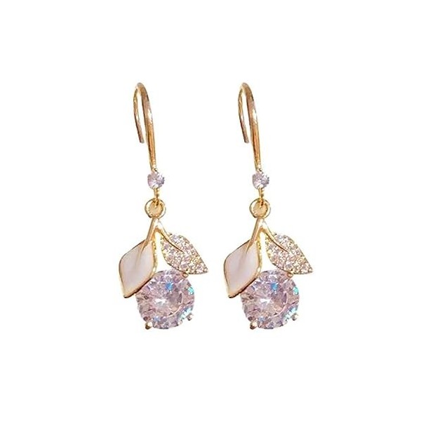 Boucles doreilles lymphatiques, boucles doreilles magnétogène pour femme pour perte de poids, gouttes de drainage lymphatiq