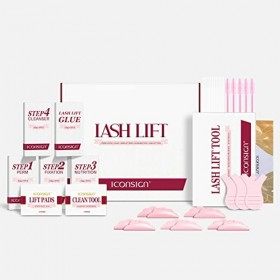 ICONSIGN Kit de levage de cils, kit de levage de cils, kit de permanente de cils, bouclage semi-permanent, adapté pour un usa