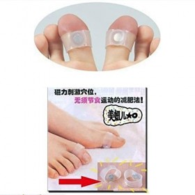 Lot de 2 anneaux dorteils minceurs en silicone magnétique pour perte de poids - Pour brûler les graisses - Pour garder le fi