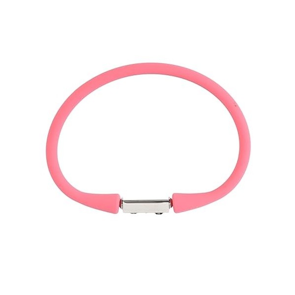 Bracelet énergétique, Bracelet de Sport déquilibre, Thérapie Magnétique à Ions Négatifs Sûrs, Doux pour le Basket-ball Rose