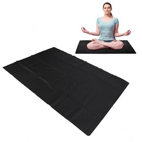 Tapis de Mise à la Terre Ultra Grand, Tapis de Mise à la Terre en Cuir PU avec Cordon de 16,4 Pieds pour Réduire Lanxiété, A