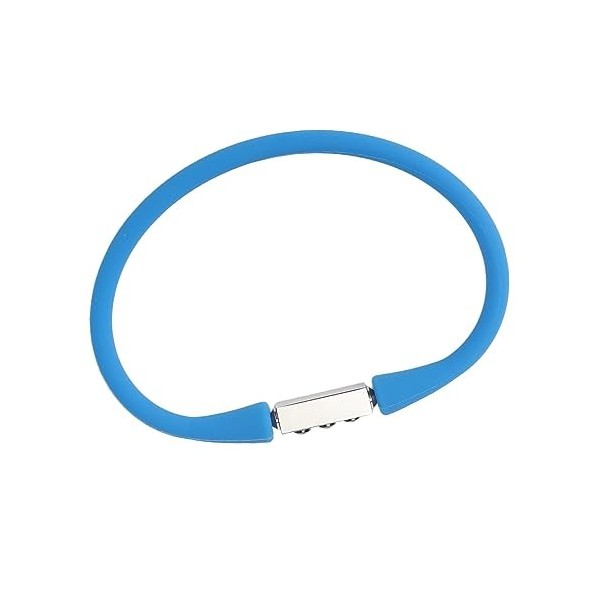 Bracelet Dénergie à équilibre Dions Négatifs pour Hommes et Femmes, Thérapie Magnétique, Bracelet de Sport en Silicone avec