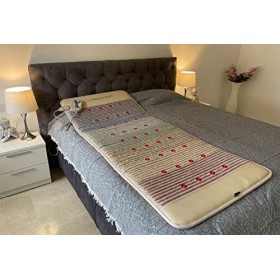 Healymat Tapis en cristal, thérapie infrarouge, thérapie magnétique, résonance Schumann, tapis biophotonique, coussin de thér