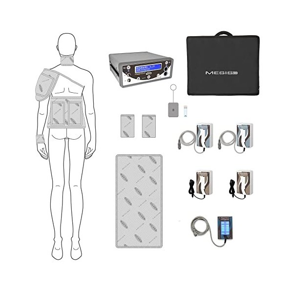 MESIS MagnetoWaves Magnetothérapie haute et basse fréquence, équipement Basic / 10 canaux/puissance max 250 Gauss par canal, 