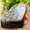 DOUPE Solde dénergie Spirit Stone 1 Paquet de Pierres de Cristal de Quartz de Labradorite Bleu Naturelle de 2000g pour la Re