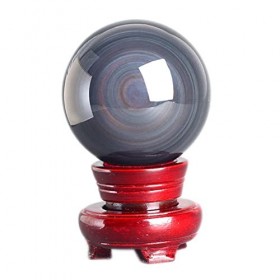 DOUPE Solde dénergie Spirit Stone 1 Morceau de Boule Noire Natal Noir Ball Grande Boule de Quartz cristalline 40mm-90mm for 