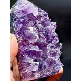 DOUPE Solde dénergie Spirit Stone 1000g Natural Brésilien Uruguay Spécimen de Point de Tige de Cristal de Cristal daméthyst